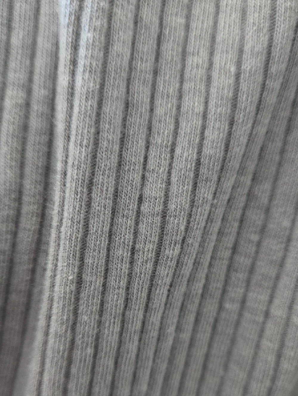 Old Navy Light Gray Ribbed Tunic Top